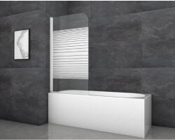 Aurlane White Stripes 1 kádparaván 80 cm x 140 cm fehér 1 szárnyú (BWF140)