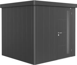 Biohort Neo szerszámos ház standard ajtó 2B sötétszürke-metál 236 x 236 cm