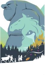 Komar vlies fotótapéta Frozen Adventure 150 cm x 280 cm