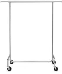  SONGMICS Állítható Króm Ruhaállvány Nagy Teherbírású Fém Görgős (EUZ-HSR11SV1) - platinashop