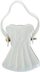 Ráti függönycsipesz fém 10 db fehér (0192-0)