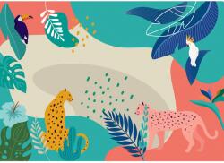 Komar nemszőtt fotótapéta Jungle Rendezvous 350 cm x 250 cm