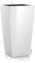 Lechuza Cubico Premium oszlopkaspó 22 fehér magasfényű 22 cm x 22 cm