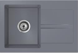 Miló Beépíthető gránit mosogató szürke (410647)