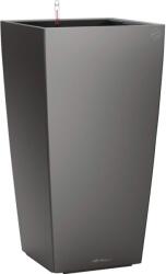 Lechuza Cubico Premium oszlopkaspó 50 cm x 50 cm antracit metál