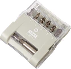LUX-TOOLS LUX Comfort torziós bitdoboz PZ csavarokhoz 7 részes (303225)