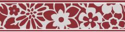  A. S. Creation bordűr virágos piros FSC (26325)