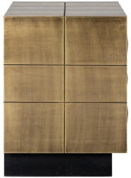  Richmond Collada Arany Réz Éjjeliszekrény Geometrikus Mintával (KHM-7588)