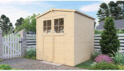 Bertilo Plexi Apex 3 szerszámosház natúr 202 cm x 207 cm FSC