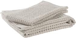 baliv Cosy Cave trend vendégtörölköző készlet 2 db. 30 cm x 50 cm világosszürke