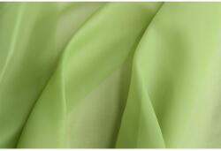  Függöny voile középzöld 11101/18 180 cm magas méteráru (74082)