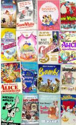 Komar vlies fotótapéta Disney Movie Posters Retro Girls 120 cm x 200 cm