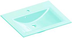 Fackelmann üveg mosdókagyló mentazöld