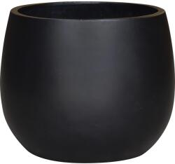 Kaspó könnyű cement matt antracitszürke 20 cm x 20 cm x 16 cm