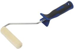 LUX-TOOLS velúr festőhenger kétkomponensű nyéllel fekete-kék 10 cm (222297)