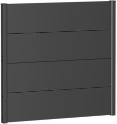 Biohort kerítés panel 100 cm x 90 cm metál sötétszürke