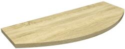  Ovális laminált polc sonoma tölgy 60 cm x 25 cm x 1, 8 cm