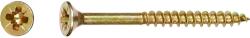 LUX-TOOLS süllyesztett fejű univerzális csavar PZ-behajtás 4 mm x 40 mm 200 db (470344)