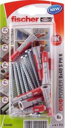Fischer Dübel DUOPOWER 8 x 40 S PH K NV (535480)