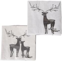 Boltze Wilbur szalvéta 20 db fekete-fehér