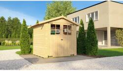 WEKA kerti faház Parma nyeregtetős kezeletlen 198 cm x 217 cm (316.2020.20400)