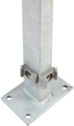  Sarokoszlop hegesztett oszloptalppal 109 cm horganyzott (042410)