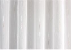 Anita fényáteresztő függöny anyag barna nyírt mintás 175 cm magas - méteráru