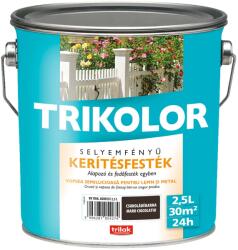 Trikolor kerítésfesték selyemfényű barna 2, 5 l (324134)