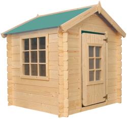 Timbela fa játszóház M570Z-1 padló nélkül zöld színű tetővel