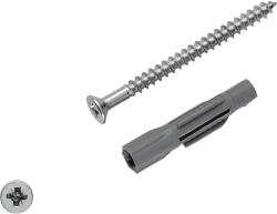 LUX-TOOLS univerzális dübel csavarokkal 6 mm x 33 mm 50 darab (485057)