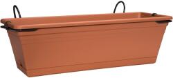 Florus Ebert virágládakészlet 28 cm x 50 cm x 20 cm terrakotta (1004006)