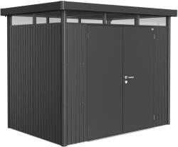 Biohort fém szer. ház HighLine kétszárnyú ajtó sötétszürke-metál 4, 6 nm 275x195cm (84039)