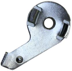 Schöner Wohnen mennyezeti tartó Emilia alumínium függönysínhez nemesacél hatás