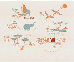 Komar nemszőtt fotótapéta Disney The Lion King Circle of Life többszínű