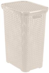 Rival rattan szennyestartó fehér 60 liter