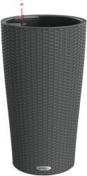 Lechuza Cilindro Cottage gránit oszlopkaspó 32 cm átmérő öntözőrendszerrel
