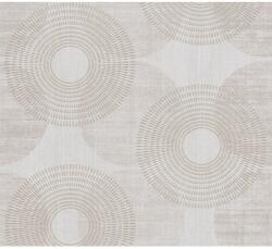  AS-Creation fátyoltapéta Attractive körök enyhén strukturált bézs FSC (44639)