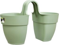 elho Vibia Campana Flower Twin korlát. virágcserép 21 cm x 38 cm x 26, 5 cm pisz