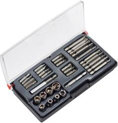 Bit- és dugókulcskészlet 34 részes (104290)