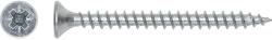  Süllyesztett fejű univerzális csavar PZ-behajtás 4 mm x 20 mm 25 darab (485872)