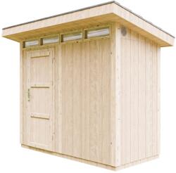 Timbela kerti faház M901 lapostetős alapozott 161 cm x 294 cm