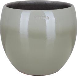  A. H. G. kaspó Luxa kerámia 24 cm átmérő x 23 cm zsálya mázas