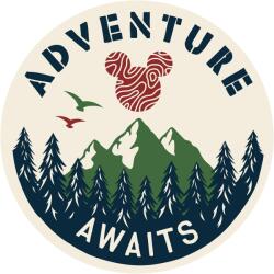 Komar nemszőtt fotótapéta Dot Mickey Adventure öntapadó átmérő 125 cm