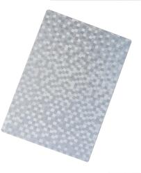  Rex Deco tányéralátét apró kockás ezüst 30 cm x 43 cm