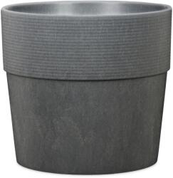 Scheurich Groove+ kaspó 28, 5 cm antracit