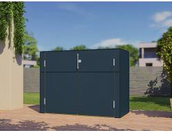 Bertilo HPL Sideboard kerti szekrény 155 cm x 75 cm x 116 cm Antracit FSC