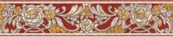 AS-Creation Bordűr piros virágmintás - klasszikus 5 m x 0, 13 m FSC