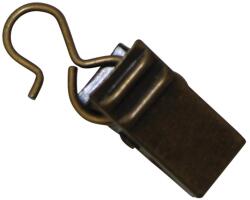  Gardinia kampó klipszes fém 10 darab arany antik