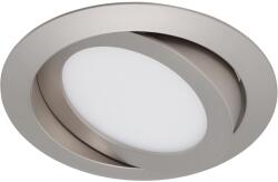 Briloner süllyesztett LED-es lámpa matt nikkel forgatható Ma: 3, 4 cm átmérő: 14 (7285-012)