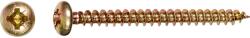  Félgömbfejű univerzális csavar PZ-behajtás 5 mm x 30 mm 15 darab (485840)